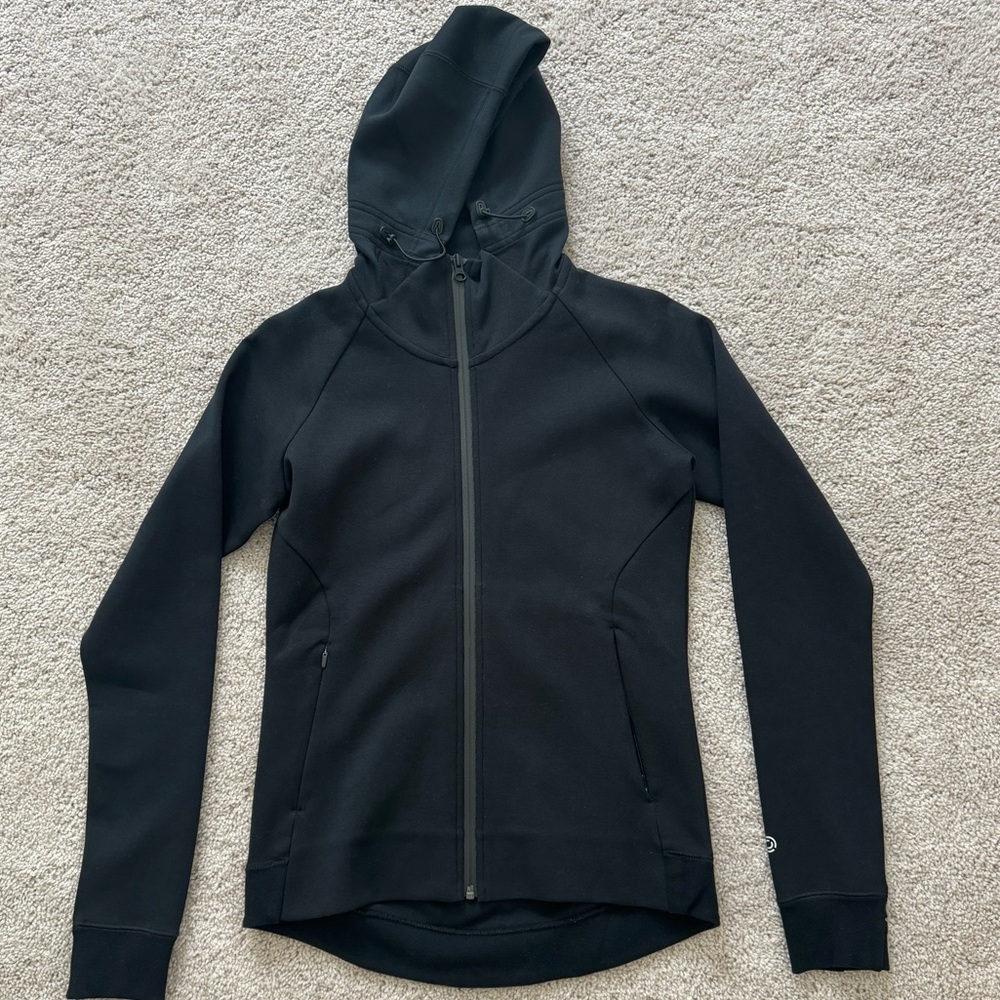 Black Athletic Zip Up